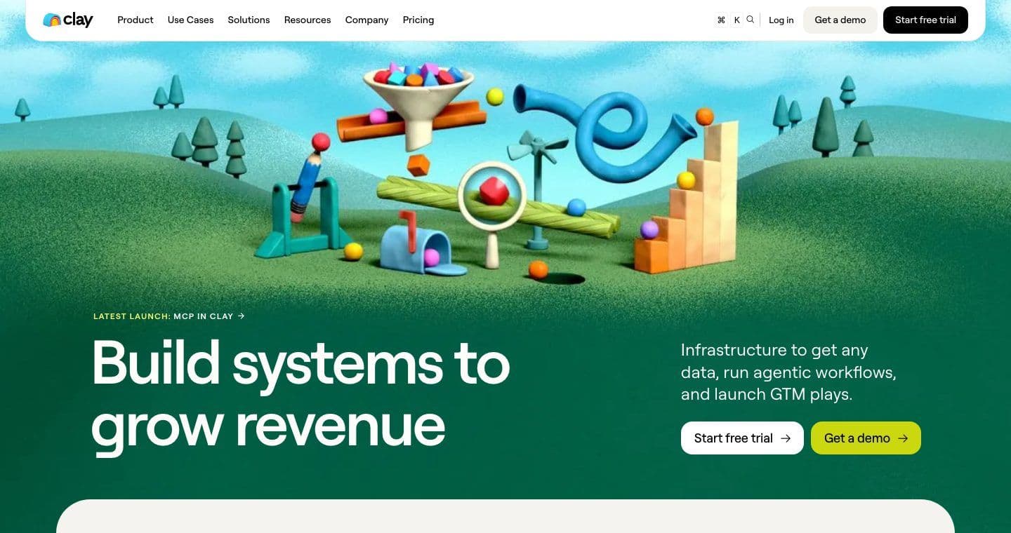 Clay homepage