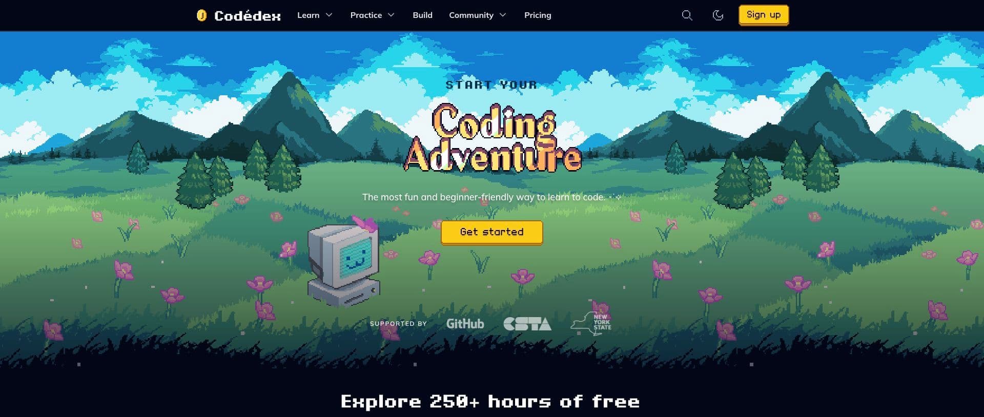 Codédex homepage