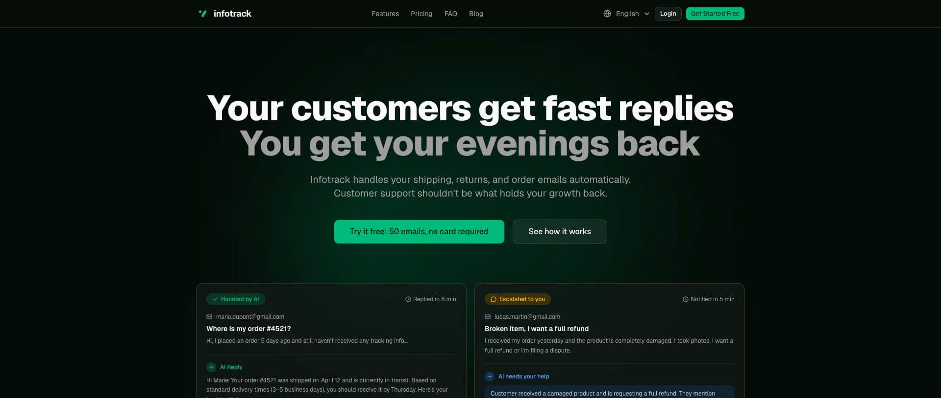 infotrack homepage