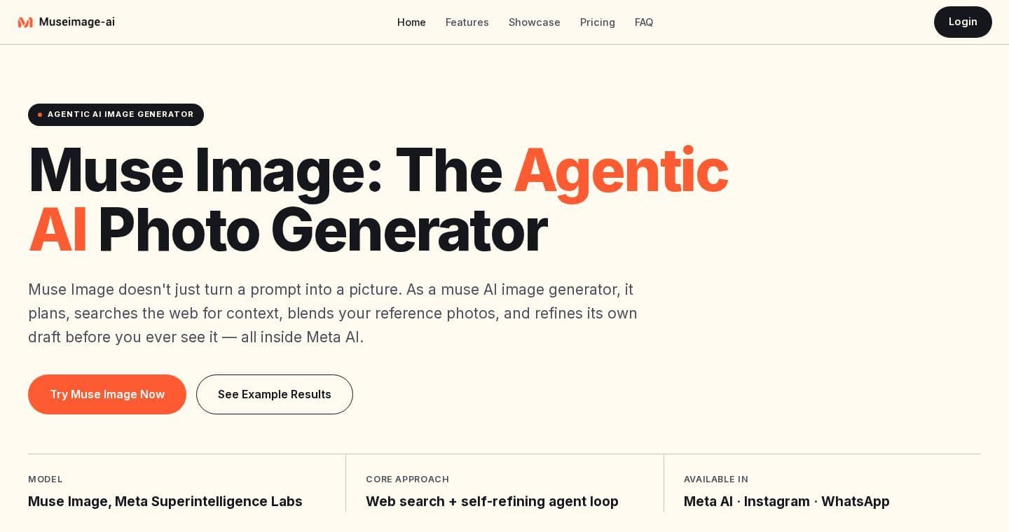 Homepage screenshot