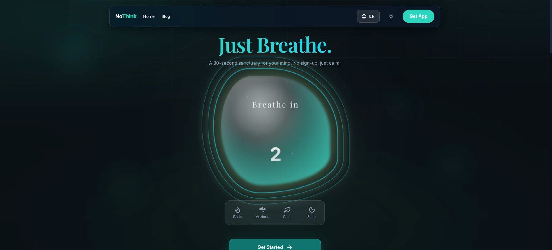 NoThink homepage