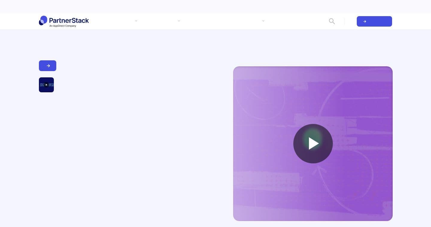 PartnerStack homepage