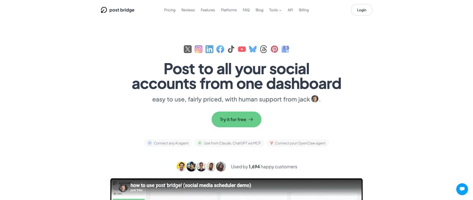 post bridge homepage