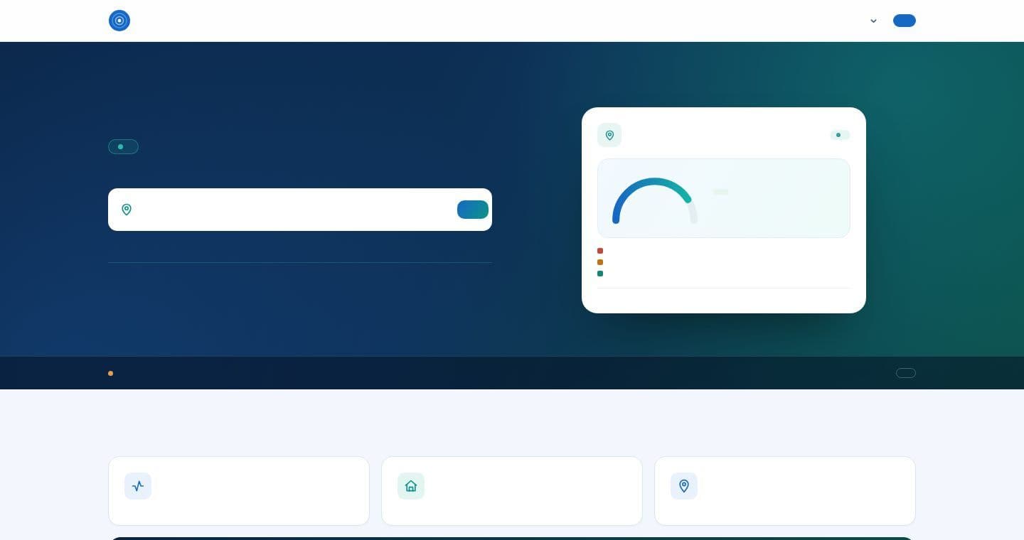 Homepage screenshot