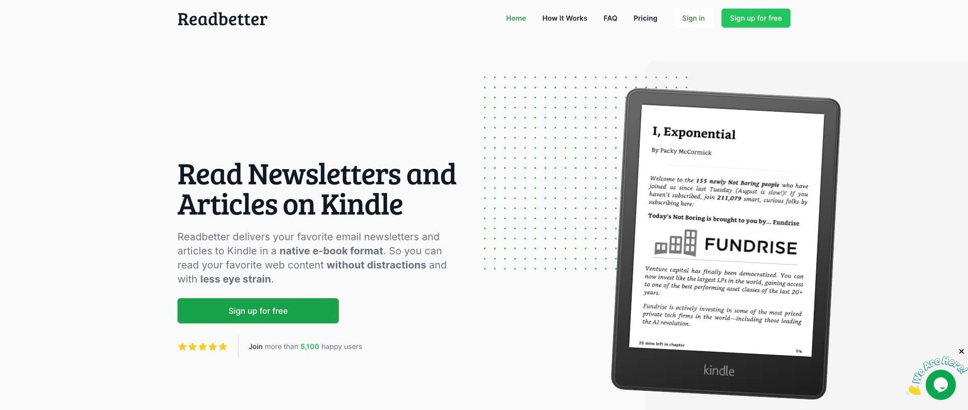 Readbetter homepage