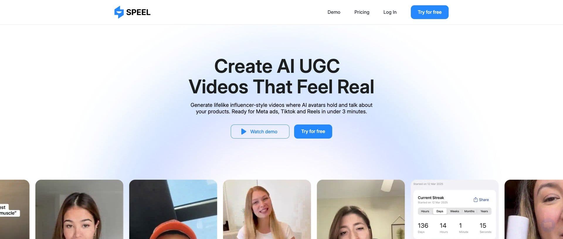 Speel homepage