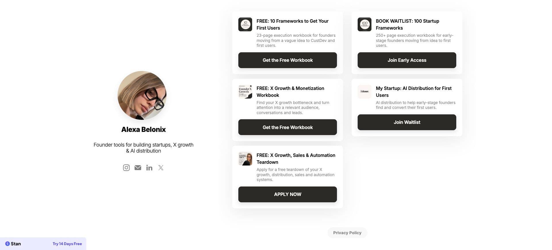 Alexa Belonix (@alexabelonix) homepage